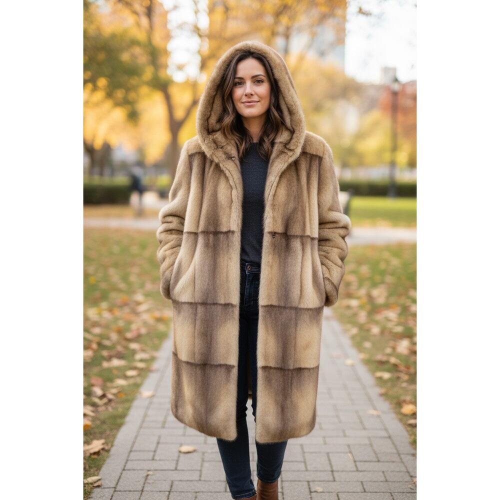 Full Length Y2k Faux Fur Coat - Marvin Richards New York